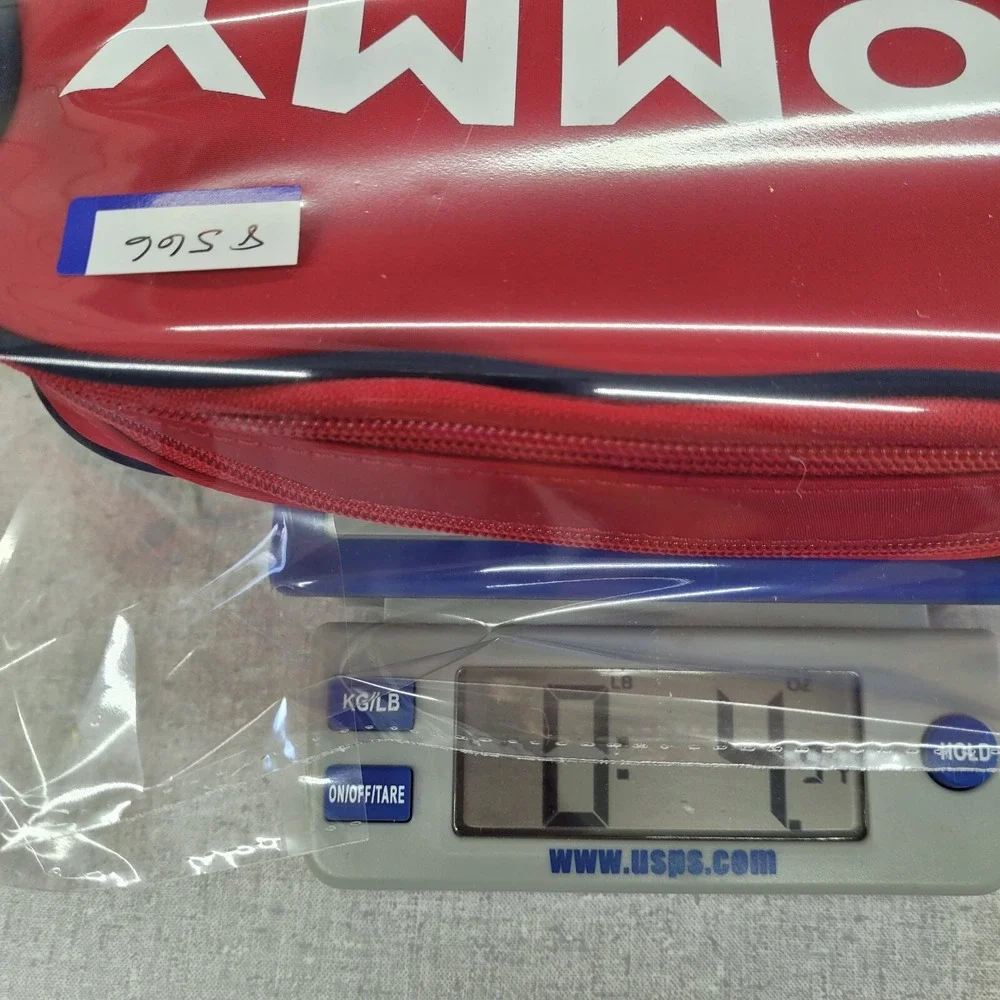 Tommy Hilfiger Red Cosmetic Bag Toiletry Travel Pouch Organizer Zipper